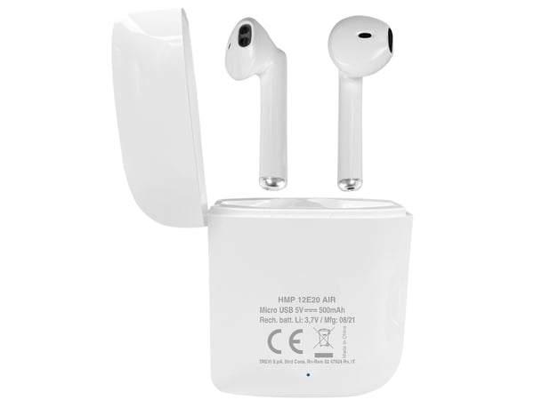 Trevi HMP 12E20 AIR Headset True Wireless Stereo (TWS) I ørerne Opkald/musik Hvid