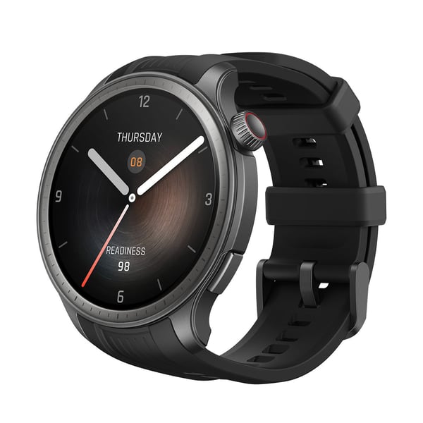 Amazfit Balance 3,81 cm (1.5") AMOLED 46 mm Digital 480 x 480 pixel Berøringsskærm Sort Wi-Fi GPS (satellit)