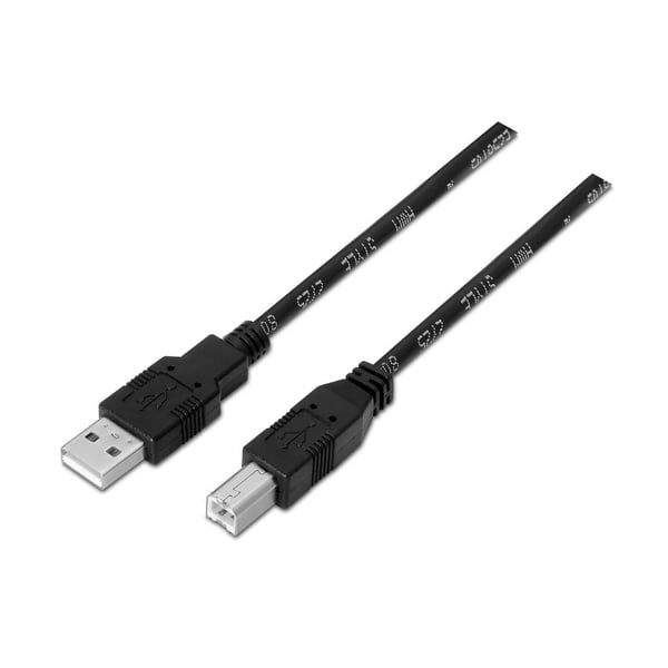 AISENS A101-0005 USB-kablar USB 2.0 1 m USB A USB B Svart