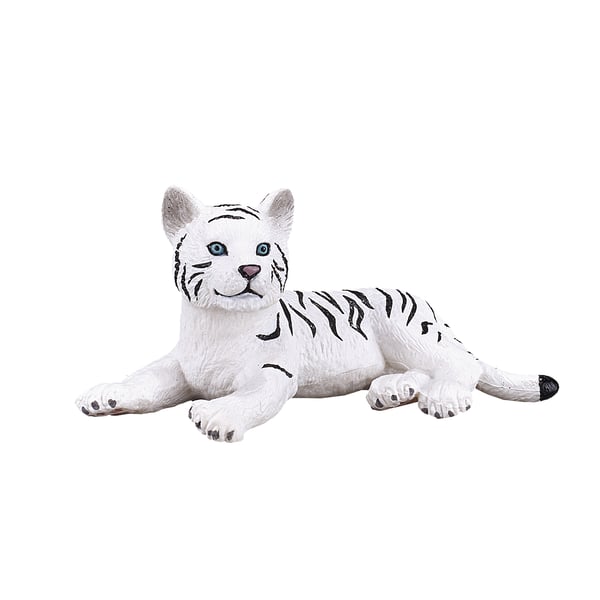 Mojo Fun White Tiger cub lying down