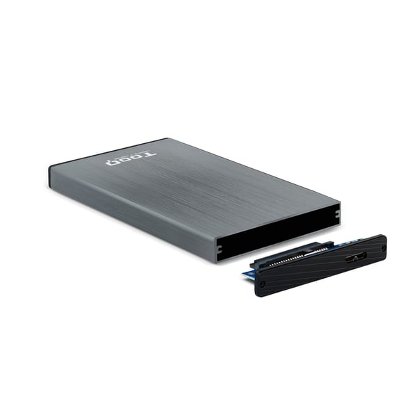 TooQ TQE-2527G drevkabinet HDD kabinet Sort, Grå 2.5"