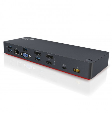 Lenovo Thunderbolt 3 Dock Dockingstation 40AC0135EU sort (40AC0135EU-PL)