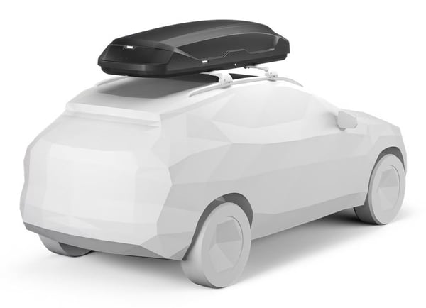 Thule Pulse 2 XL Kova suksiboksi Musta