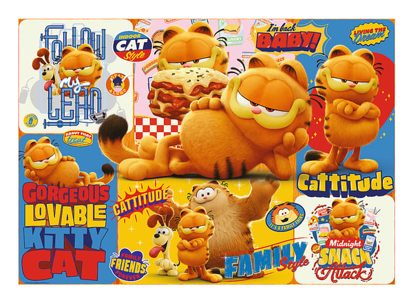 Trefl Garfield Pussel 1000 styck TV/film