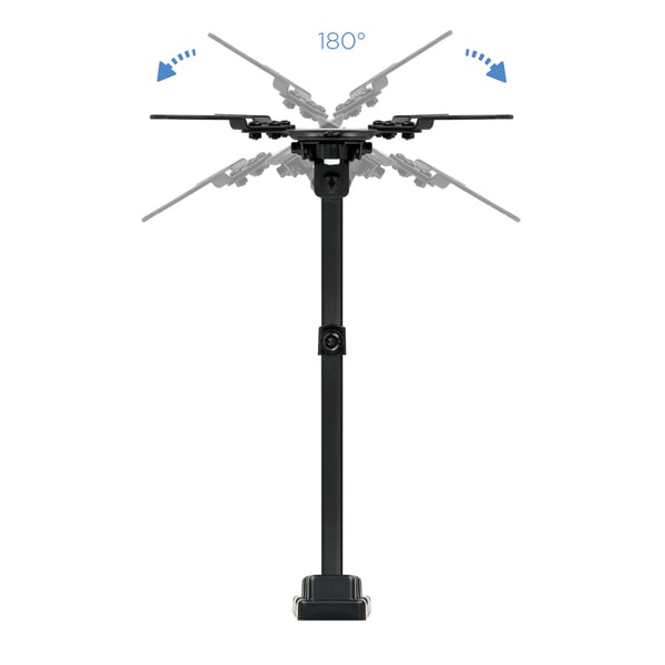 TooQ LP2142TNL-B TV-kiinnike 106,7 cm (42") Musta