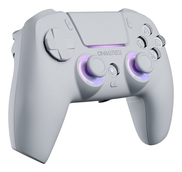 Oniverse Starion Vit Bluetooth Spelplatta Analog Android, PC, PlayStation 5, Playstation 3, iOS