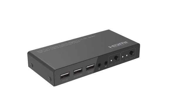 Microconnect MC-HDMIKVM0201-4K KVM-switchar Svart