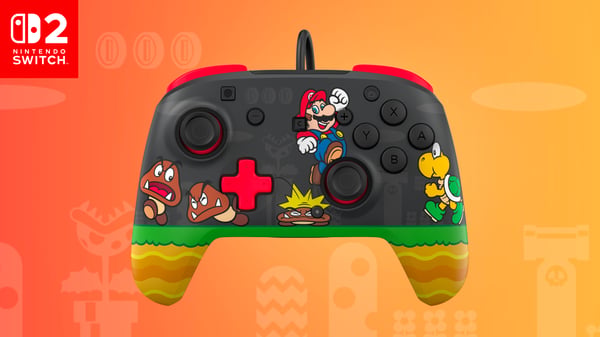 Turtle Beach Rematch Goomba Stomp Flerfarvet USB Gamepad Analog/digital Nintendo Switch, Nintendo Switch 2, Nintendo Switch OLED