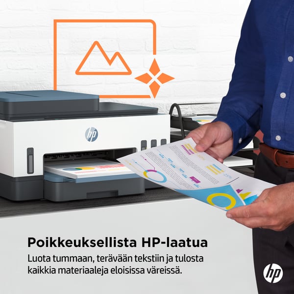 HP Smart Tank 7306 Langaton All-in-One Väri Tulostin, Kaksipuolinen tulostus; Kopiokone, skanneri
