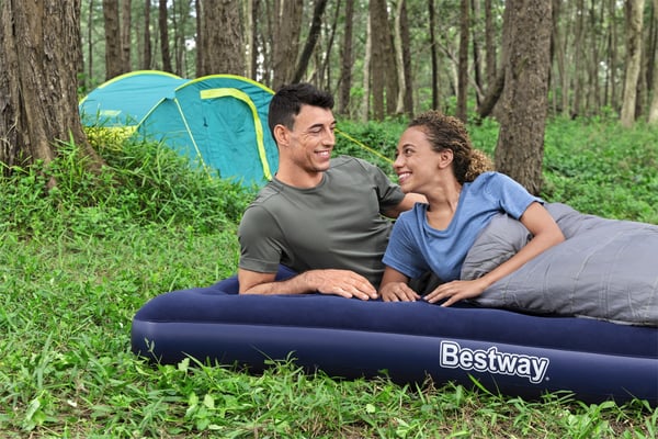 Bestway 67287 / 24 luftmadras Dobbelt madras Blå