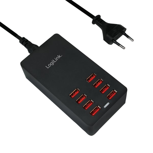 LogiLink PA0140 oplader til mobil enhed Universel Sort Vekselstrøm Indendørs