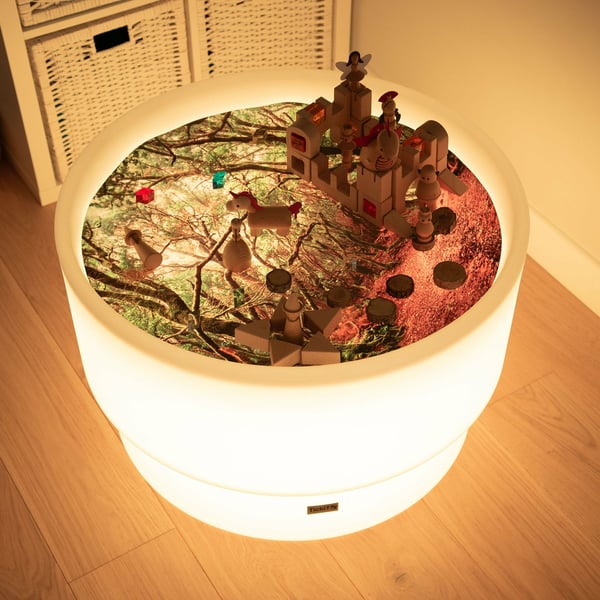 Tickit Sensory Mood Discovery Table natlys til baby Fritstående Hvid
