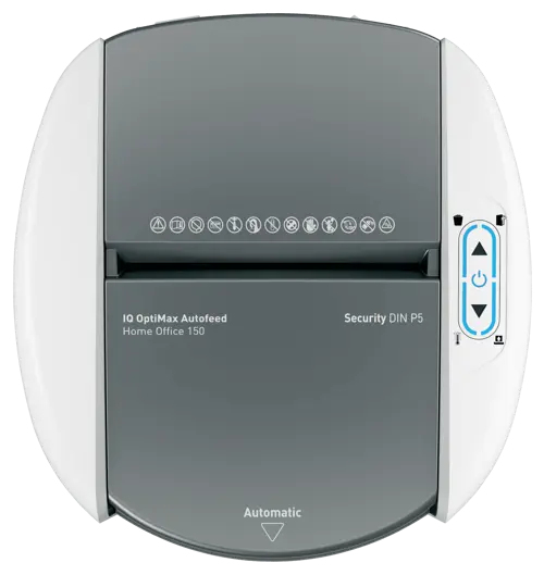 Leitz IQ OptiMax Autofeed Home Office 150 makulator mikromakulering P5