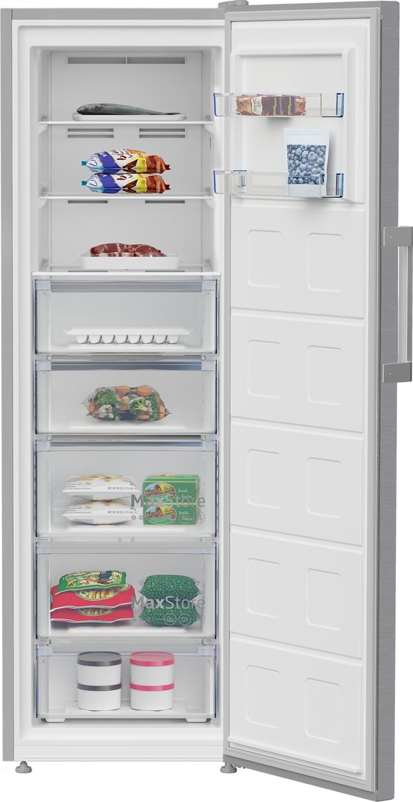 Beko B3RFNE314XB frys Frysskåp Fristående 286 l Grå