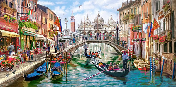 Castorland Charms of Venice 4000 pcs Pussel 4000 styck Stad