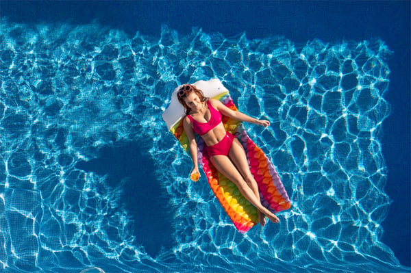 Bestway 44107 pool og strand flyder Flerfarvet Monokromatisk PVC Flydende madras