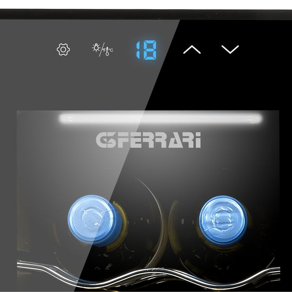 G3 Ferrari Riservetta 10 Termoelektrinen viininjäähdytin Vapaasti seisova Musta 10 pullo(a)