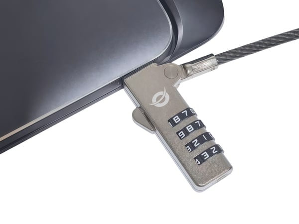 Conceptronic CUSTODIO01BW kaapelilukko Musta 1,8 m