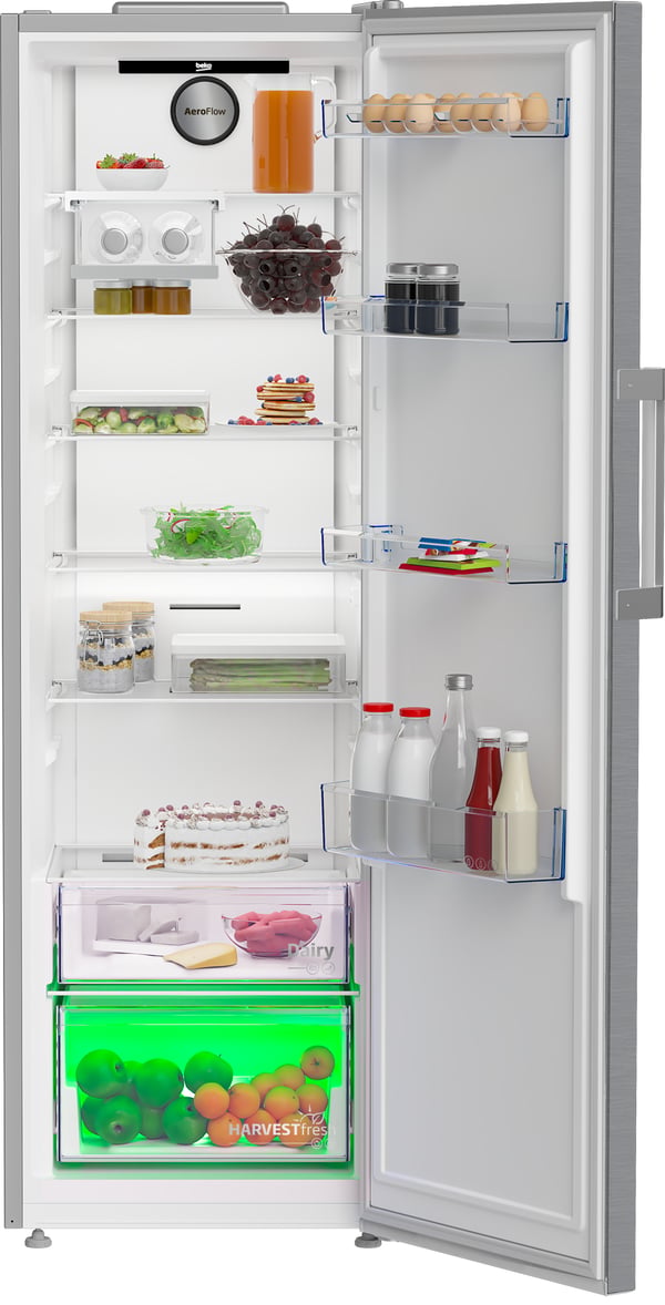 Beko B3RMLNE444HXB kylskåp Fristående 365 l Rostfritt stål