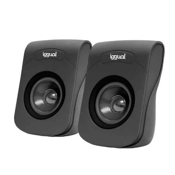 iggual IGG316993 højttaler Sort Ledningsført 3 W