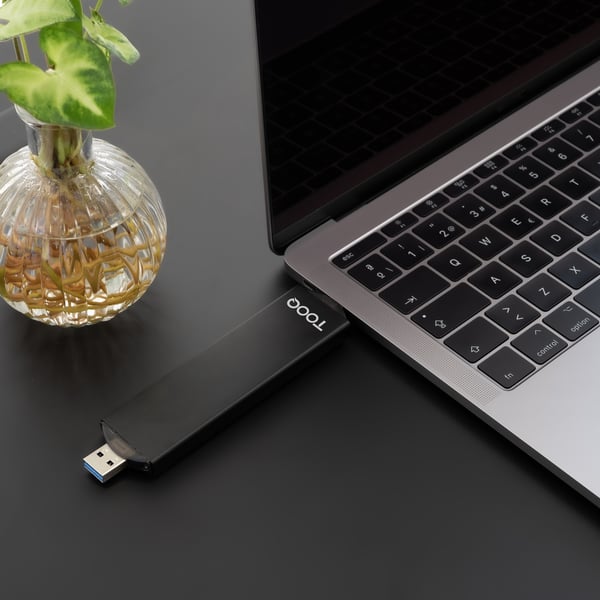 TooQ TQE-2240B Hölje för lagringsenheter SSD-inkapsling Svart M.2