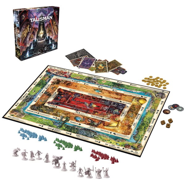 Hasbro Gaming Avalon Hill Talisman The Magical Quest-brädspel 5 e utgåvan