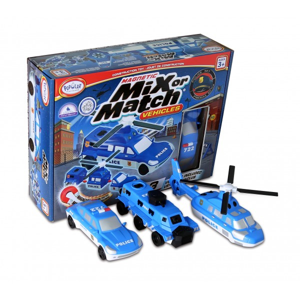 Popular Playthings Mix or Match Vehicles Police