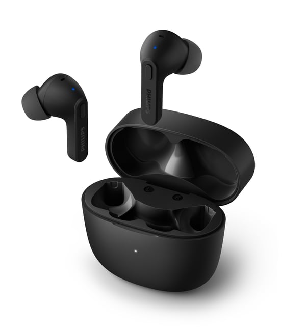 Philips 2000 series TAT2206BK/00 hörlur och headset True Wireless Stereo (TWS) I öra Samtal/musik Bluetooth Svart