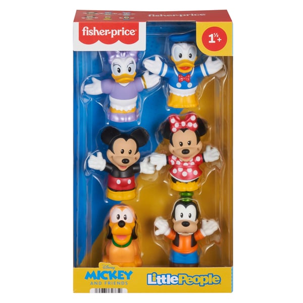 Fisher-Price Little People Disney Musse och vänner, set med 6 figurer för små barn