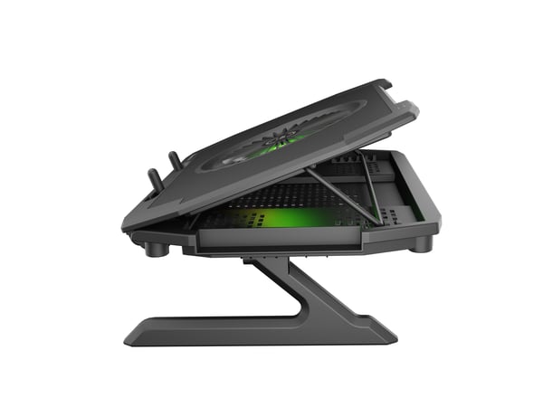 GENESIS Oxid 850 køling til laptop 43,9 cm (17.3") 2500 rpm Sort