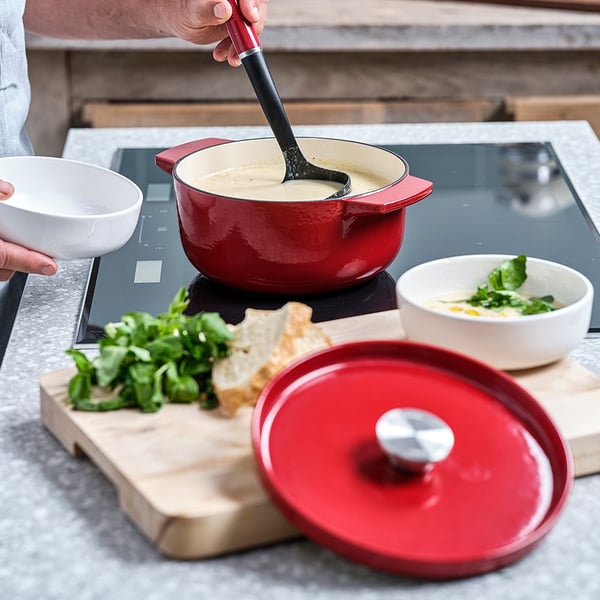 KitchenAid CC006057-001 suppegryde 3,3 L Rød Støbejern