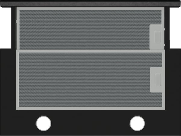 Gorenje BHP643A5BG Semi indbygget (træk ud) Sort 525 m³/t