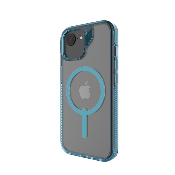 ZAGG Santa Cruz Snap - beskyttelsescover til iPhone 16e / 15 / 14 / 13 kompatibel med MagSafe (blå)
