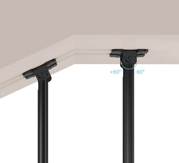 TooQ LPCE11120TSLI-B tv-fäste 3,05 m (120") Svart