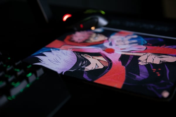 Konix KX JUJUSTU MOUSEPAD M DARK Spelmusmatta Multifärg