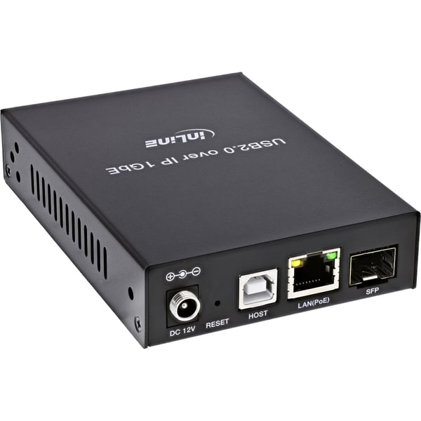 InLine 57886E netværk forlænger Sort