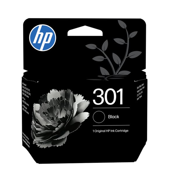HP 301 svart bläckpatron, original