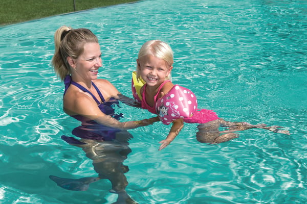 Bestway 91038 pool- och badmadrass Multifärg Mönstrad Vinyl Simdynor för armarna