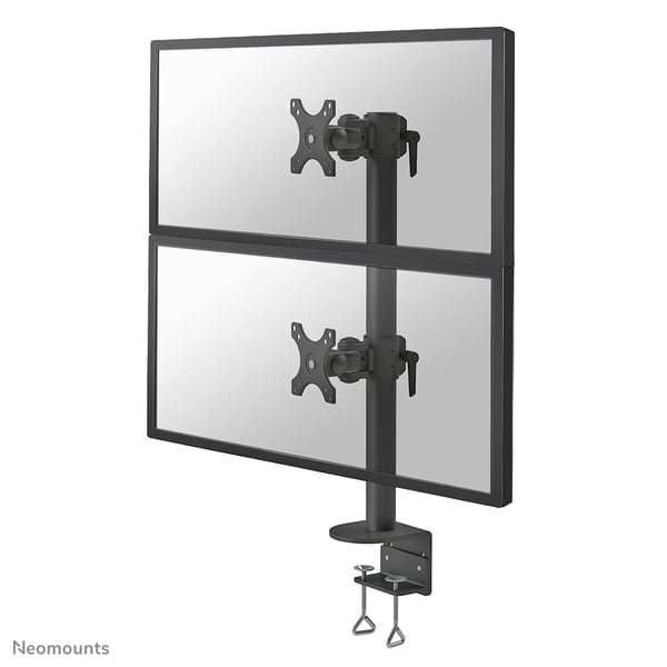 Neomounts FPMA-D960DVBLACKPLUS monitorin kiinnike ja jalusta 124,5 cm (49") Vastaanotto Musta