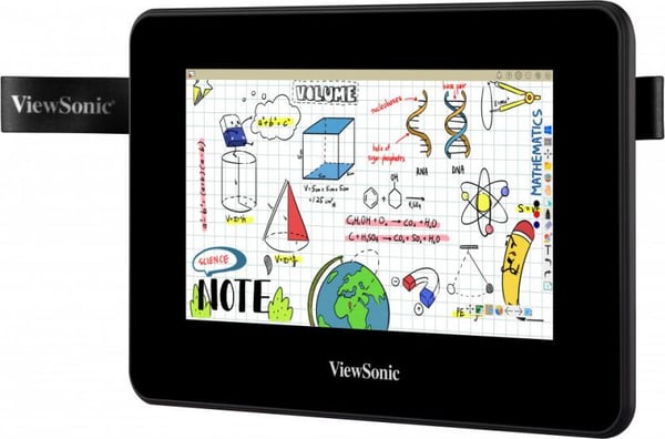 Viewsonic ID710-BWW skrivunderlägg LCD 17,8 cm (7") Svart