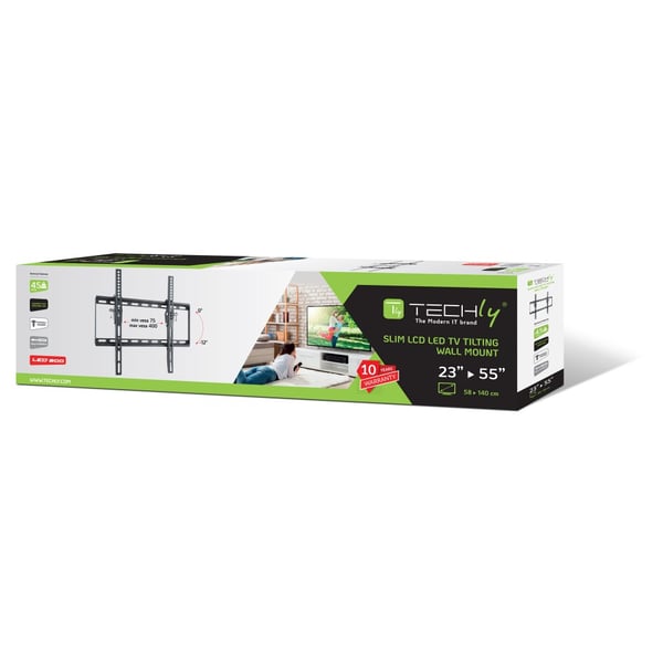 Techly ICA-PLB 161M TV-kiinnike 139,7 cm (55") Musta