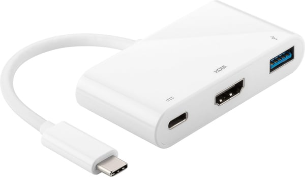 Microconnect USB3.1CCOM2 USB grafisk adapter Hvid