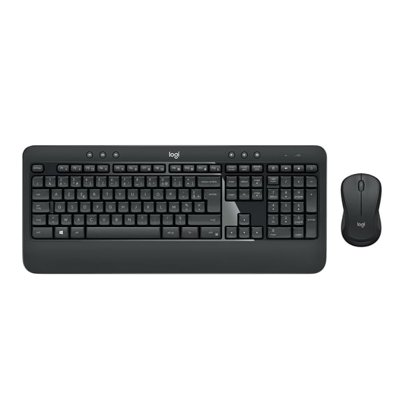 Logitech 920-008678 tangentbord Mus inkluderad Universal RF Trådlös AZERTY Belgiskt Svart