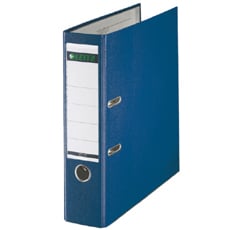 Leitz Plastic Lever Arch File PP 80mm Dark blue ringbind A4 Blå