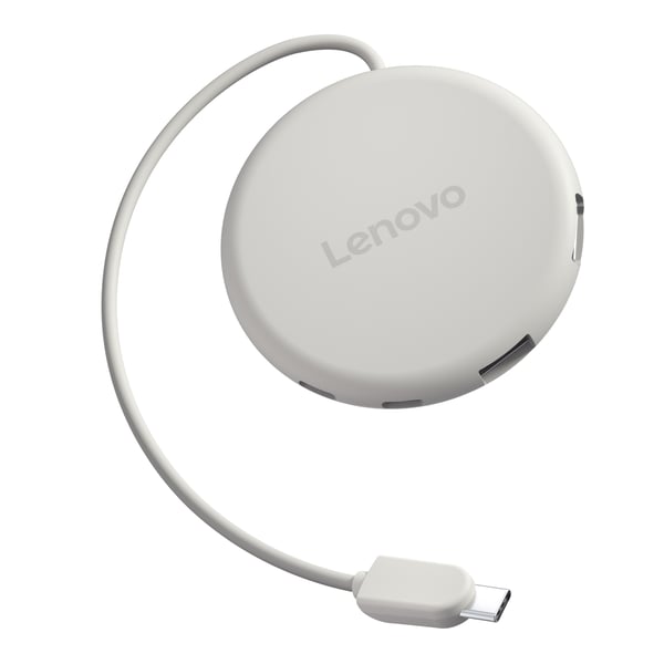 Lenovo Slim USB-C 3.2 Hub USB 3.2 Gen 2 (3.1 Gen 2) Type-C 10000 Mbit/s Grå