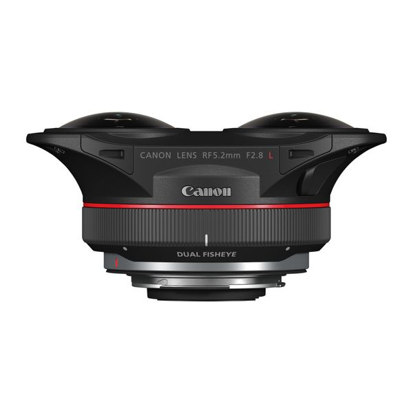 Canon RF 5.2 mm f2.8L Dual Fisheye SLR Vidvinkellinse Sort