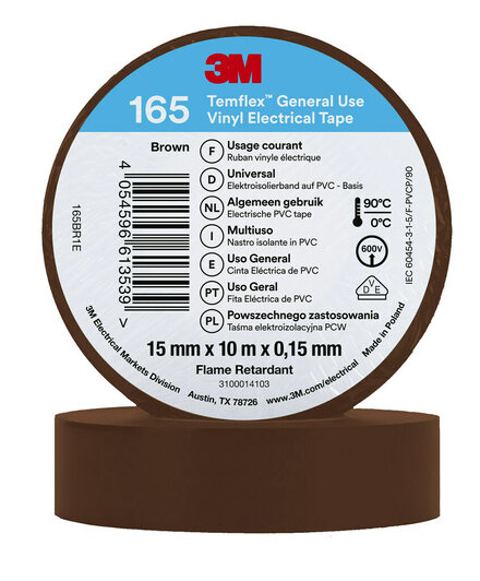 3M 165BR1E elektrisk tape 1 stk
