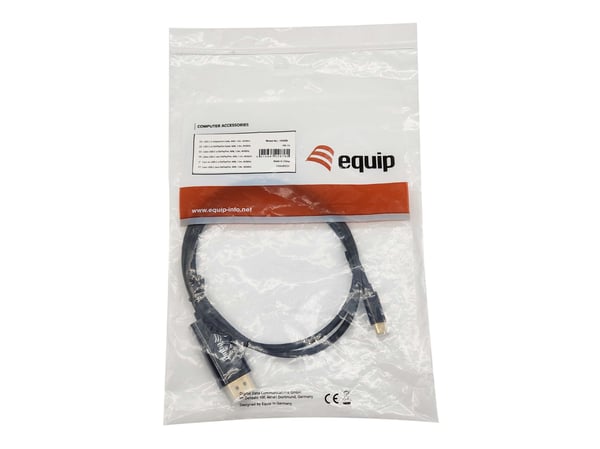 Equip 133426 videokaapeli-adapteri 1 m USB Type-C DisplayPort Harmaa