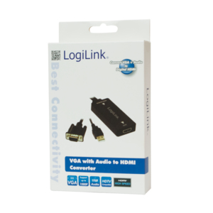 LogiLink CV0060 videokaapeli-adapteri Musta