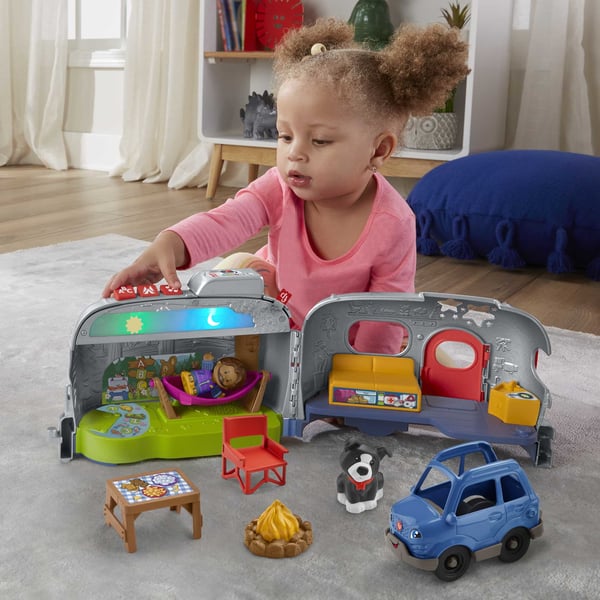 Fisher-Price Little People Light-Up Learning Camper